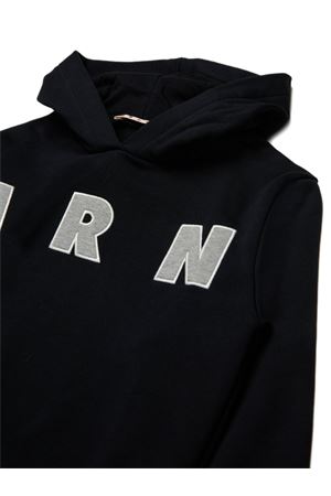 felpa in cotone nero MARNI KIDS | M01266M00V00M90D